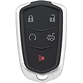 Key Fob Remote Replacement Fits for Cadillac ATS/CTS 2014-2017/Cadillac SRX/XTS/Escalade 2015 2016 2017 FCCID：（ HYQ2AB 315MHZ ）