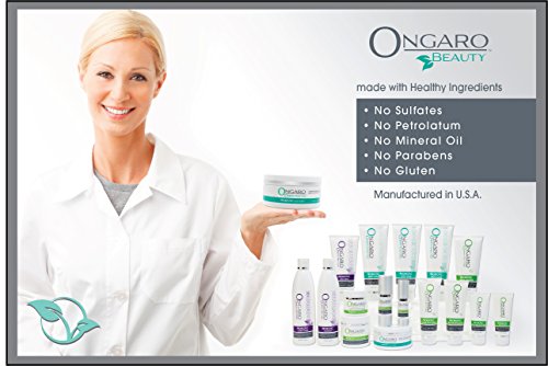 Ongaro Organic Facial Cleanser; Cleans Clogged Pores & Removes Dead Skin Cells While Hydrating for Younger Looking Skin with Probiotic Technology, Aloe Vera, Apple Stem Cells, and Peptides; 6oz