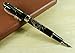 Lanxivi Jinhao Chinese Dragon Offspring Fountain Pen Medium Nib Black Color with Wooden Gift Box