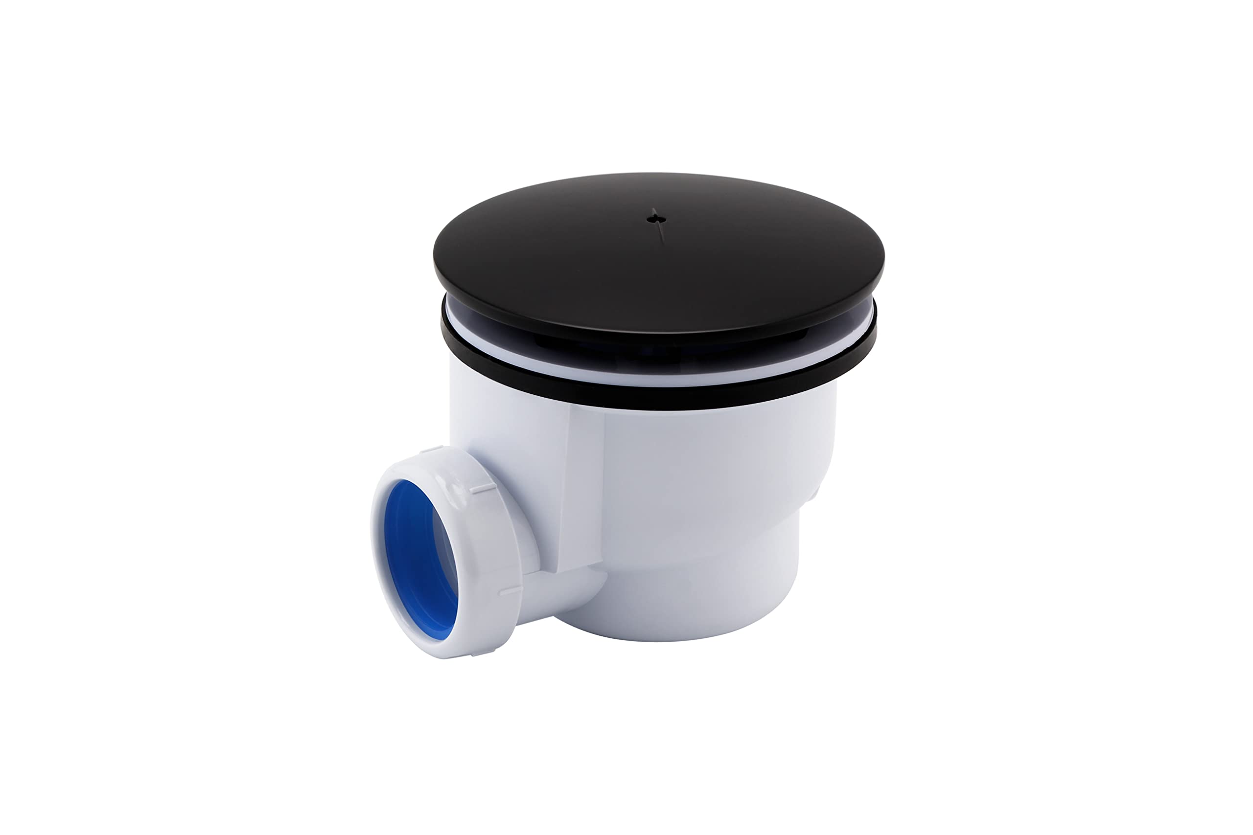 Sandy Beach Premium Black Shower Waste, 90mm Tray Trap Waste