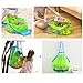 IBEET Beach Mesh Tote Bag, Beach Necessaries Children Toys Stay Away from Sand for The Beach Pool Boat, Perfect for Holding Toys Balls,Green