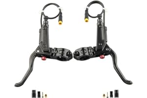 XNManaWork Electric Bike Hydraulic Brake Lever Set with 3-Pin Power Cut Off Sensor for Bafang Motor E-Bike Disc Brake System 