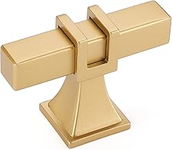 homdiy 25 Pack Gold Cabinet Knobs Matte Gold Drawer