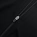 Spotti Men's Cycling Bike Jersey Long Sleeve with 3 Rear Pockets - Moisture Wicking, Breathable, Quick Dry Biking Shirt Black