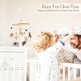 Promise Babe Cloud Wooden Baby Mobile Holder Arm for Cot Bed Nursery view 3