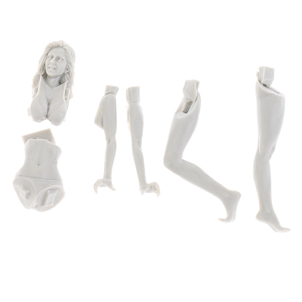 B Blesiya 1 24 Skala Harz Madchen Actionfiguren Action Figur Modellbausatz Modellbau Zubehor Unbemalt Hobbys Modellbau