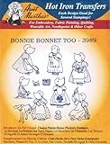 Bonnie Bonnet Too Aunt Martha's Hot Iron Embroidery Transfer
