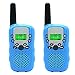 Kids Walkie Talkie Two Ways Radio Toy Walkie Talkie for Kids 2 Miles Range 3 Channels Built in Flash Light FRS GMRS Handheld Mini Walkie Talkie for Outdoor Adventures Camping Hiking Set of 2