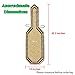 Zento Seat Beads Bead Seat Covers for Cars 2 Pieces of Natural Wooden Beads Back Massage Cushion, Bamboo Seat for Comfort in Your Travel Experience Cover Seats for Cars Beaded Car Seat