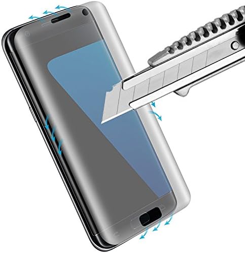 Samsung Galaxy S7 EDGE(NOT S7 Flat Edition) MOOSHiON (Privacy Anti-Spy)(9H Hardness)(2.5D Roundedge)ULTIMA SHIELD SCHOTT AG German Tech Tempered Glass Electroplating Anti-Fingerprint Anti-Scratch