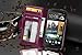 Cadorabo Book Case Works with HTC ONE M7 (1. Gen.) in Bordeaux Purple – with Magnetic Closure and 3 Card Slots – Wallet Etui Cover Pouch PU Leather Flip