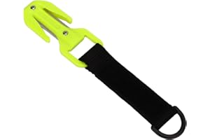 Diving Strap Cutter, Diving Safety Line Cutter Double Sides Heat Resistant Blades for Safe Diving for Rescue Diver