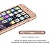 iPhone 6 Case, Coocolor Ultra Thin Full Body Coverage Protection Hard Slim iPhone 6 Case with Tempered Glass Screen Protector for Apple iPhone 6 4.7(Rose red)