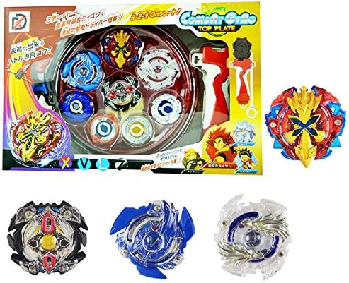 Bey Battle Gyro Burst Battle Evolution Attack Pack for Battling Top Game Set with 4D String Launcher Grip and Stadium Battle Set