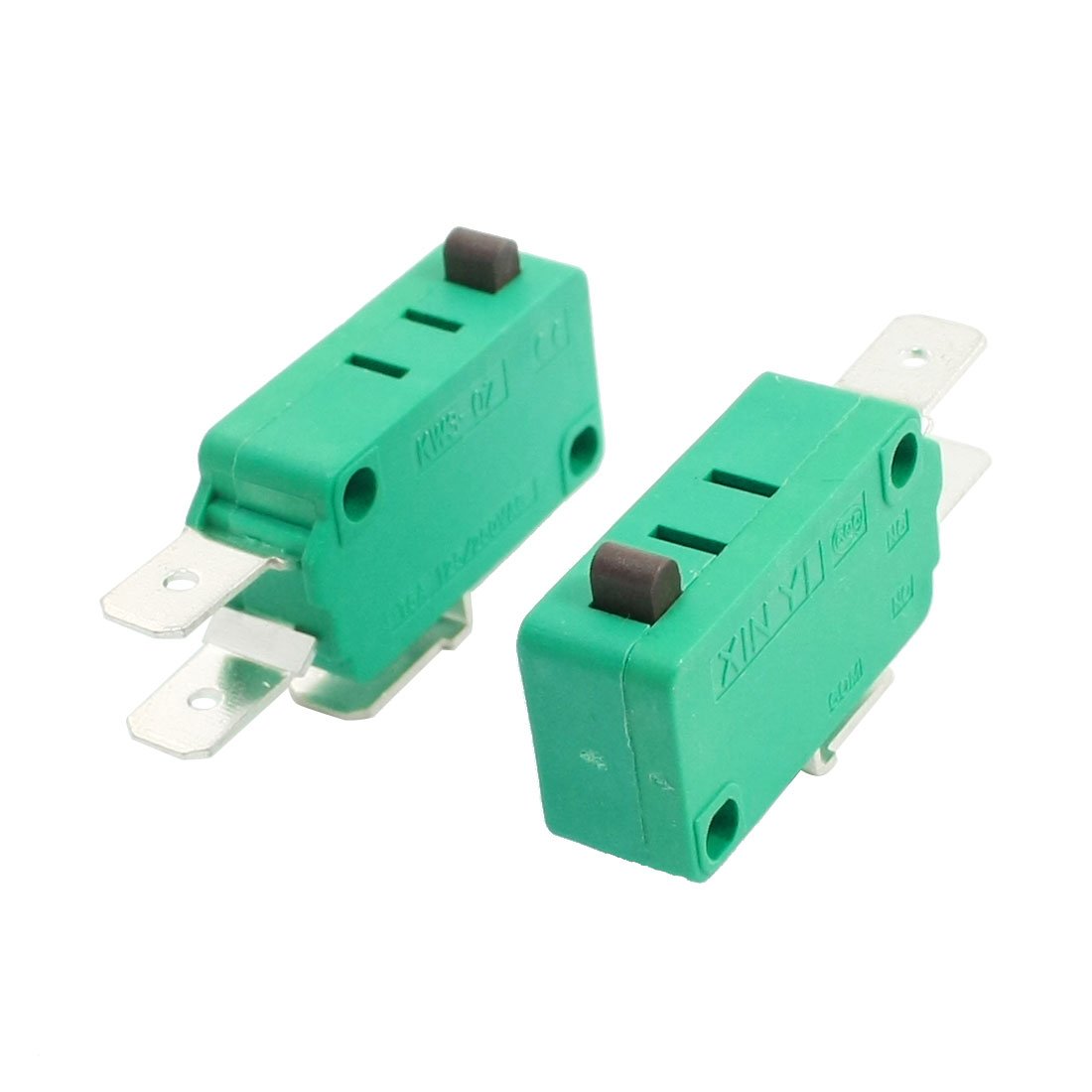Sourcingmap a14032200ux0036 AC 16A 125V/250V Push Button Actuator Micro Limit Switch KW3-0Z (Pack of 2)