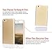 iPhone 6S Case, K-Moze iPhone 6/6S Case Protective SOFT-Interior Scratch Protection Slider Style Hard Case for iPhone 6/6S - Champagne Gold/white