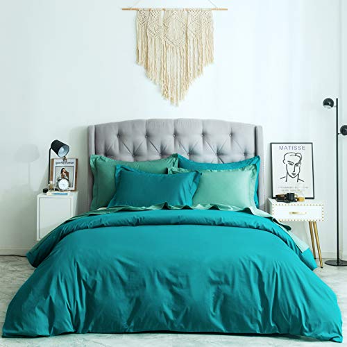 image for SUSYBAO 2 Pieces Duvet Cover Set 100% Natural Cotton Twin/Single Size 