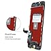 Qi-Eu LCD Display for iPhone 7 PLUS 5.5 inch Touch Screen Digitizer Replacement with 3D Touch Full Assembly - Black, Repair Tools Kit and Instructions are Included