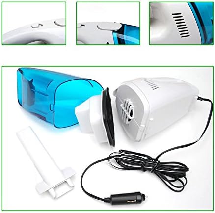 HKhuixinRechargeable Powered Operated Handheld Cordless Mini Vacuum -Cleaner Portable Lightweight Auto Hand Vac Dustbuster with Detachable Crevice Tool for Car Seats and Pet Hair