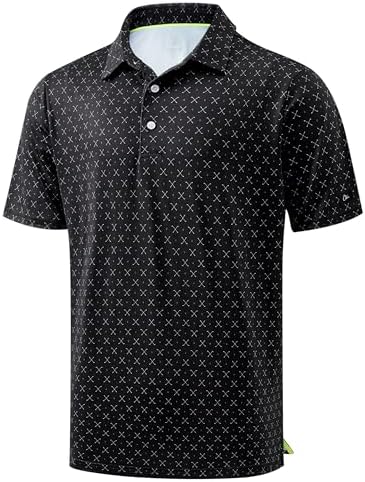 Amazon.com: DEOLAX Mens Polo Shirts Performance Moisture Wicking