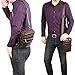 Sunmig Men's Vintage Genuine Leather Shoulder Bag Messenger Bags (brown-3803)