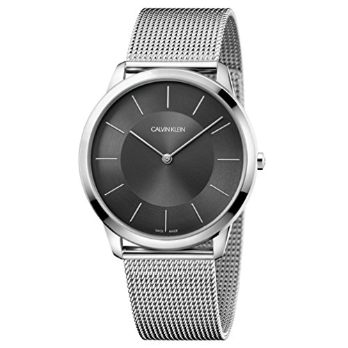 Best Calvin Klein watch CK Minimal K3M2T124 Dark grey dial deal