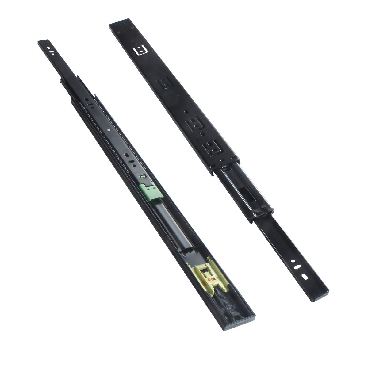 VADANIA 20 inch Push to Open Drawer Slides Ball Bearing, Side Mount, 3