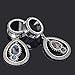 IU Mode 2PCS Fashion Opal Dangle Alloy Pendant Stainless Steel Ear Plugs Tunnels Gauges 2g-3/4