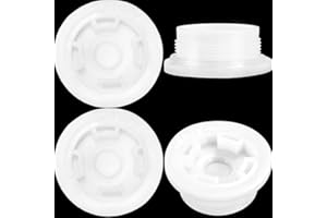 WEISHENG 4 Pack 2” Bung Cap,Thread Caps with Gasket,Poly Buttress Drum Bung for 55 Gallon Plastic Drum, Fine Thread