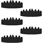 5 Pcs Black Baseball Cap Inserts - Flexible, Washable, Reusable Hat Liner - Felt Sweat Liner - Supports Brim &amp; Crown - Fits Snapback &amp; Fitted Caps - Ideal for Ball Sports