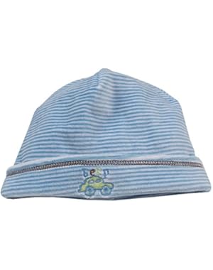 Baby Boys' City Tour Velour Stripe Hat - Blue