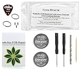 Remote Key Service & Repair Kit for Two Honda Key FOBs with Replacement Screws & Energizer Batteries CR1616 (Replaces OEM# 35116-SDA-A11 & 72148-S0A-000 with quality aftermarket replacements)