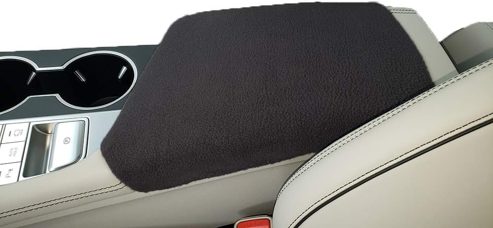 Car Console Covers Plus Fits Genesis G70 2019 Fleece Center Armrest Cover for Center Console Lid Made in USA