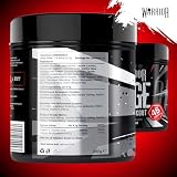 Warrior Rage Pre Workout Powder 392g 45 Servings Savage Strawberry 300mg view 3
