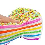 Nibesser Jumbo Scented Slow Rising Squishies Cheeki Sandwich Triangle Cake Sugar Cream Squishy Kawaii Squishy Toys For Kids and Adults 1 pack