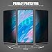 Galaxy Note 10 Plus Privacy Screen Protector, Super Protection [3D Curved] [Case Friendly] [Anti-Scratch] 9H Hardness Tempered Glass Film Protector,for Samsung Galaxy Note 10 Plus