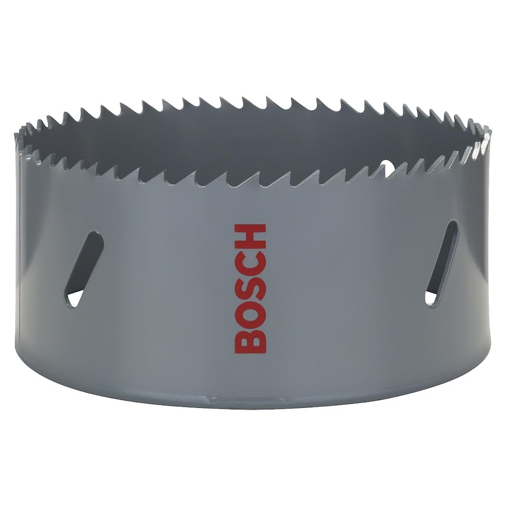 Bosch Professional 1x Hole Saw HSS Bi-metal for standard adapter (for various materials, Ø 108 mm, Accessory Rotary Drill)