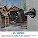 Frienda Adjustable Wall Mount Bracket 360 Degree and Protective Silicone Cover Skin Compatible with Blink XT Indoor/Outdoor Security Camera, 3 Sets (Black)