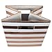 DII Polyester Cube Storage Collection Collapsible Hard Sided Bin, 13x13x13, Copper
