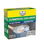 Member's Mark 45-50 gal.220 ct recycling Clear high density Commercial Trash Bags For ulky trash Clear High Density
