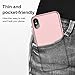 Meidom Case for iPhone Xs Max Slim with Non Slip Matte Surface Anti-Fingerprint Cover Case for iPhone Xs Max (6.5 inch) - Rose Gold