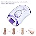 Hair Epilator, CHAINER 5 in 1 Electric Hair Removal Rechargeable Razor Women Bikini Trimmer Cordless Lady Shaver Callus Remover with 5 Extra Attachment Hair Care US Plug (Purple)
