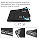 New iPad 9.7 inch 2018/2017 Case with Pencil Holder,iLuen Ultra Slim Lightweight Smart Cover Trifold Stand with Auto Wake/Sleep Magnet protective Funcion,Hard Back Cover for iPad 6th/5th Generation