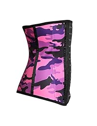 Uhnice Corsé de látex para entrenamiento de cintura para dama