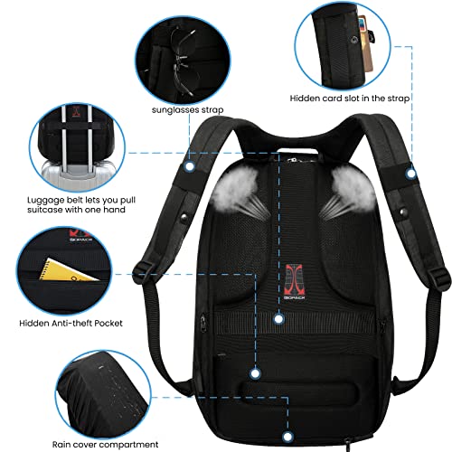 kopack Laptop Backpack,17 Inch Guard Against Theft Laptop Backpack