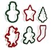 WILTON Grippy Cookie Cutter Set Of 6 - Christmas