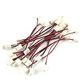 Leegoal 10pcs Connector Adapter Cable LED PCB Strip 3528 to 3528 Single Color 8mm Free Welding