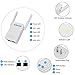 WiFi Extender, SERMICLE Wireless WIFI Booster Wi-Fi Range Extender Antenna Wifi AP/Repeater with Long Range Extender 180°Rotation Antenna WPS 300Mbps (300Mbps WAN/LAN)
