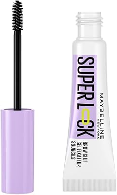 New York Super Lock Brow Glue, Gel Sopracciglia Trasparente Fissante 24h, 7ml