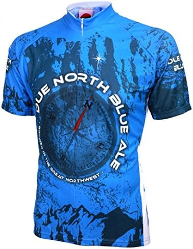 World Jerseys Men's Due North Blue Ale Cycling Jersey